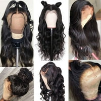 Čipka za kosu prednje perike ljudske kose brazilske perike za tijelo ljudske kose za crne žene čipke