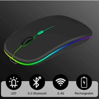 2.4GHz i Bluetooth miš, punjivi bežični miš za Oppo Bluetooth bežični miš za laptop MAC računarsku tablet