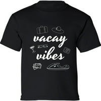 Dječja majica Plaža Vibes Vacay Graphic Tee - XS S L XL TESE - Odmor kratki rukav Yshirt Thirt Boys