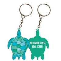 Wildwood Crest New Jersey Turtle Metal Privjesak
