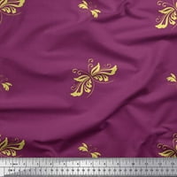 Soimoi poliester Crepe tkanina vrtložna i saća dizajn Geometrijska tiskana tkanina dvorišta široko