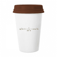 Konverzija Matematička formula izračunava proračuni kava pijenje staklo Pottery CEC CUP poklopac