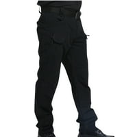 DroolingDog muške vodootporne radne hlače patentni džep lagane elastične ravne na otvorenom jogger pantalone
