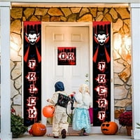 Vanjski viseći znakov zaslon zaslona zaslona za ukrašavanje vrata Halloween za prednji kućni dekor