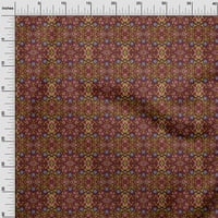 Onuone pamučne ploče od listova tkanina i cvjetna isječka umjetnička tkanina od dvorišta široko