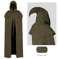 Elven Cloak čarobnjak Cosplay ELF kapuljač kapuljača Halloween Cowl za odrasle
