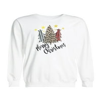 Uklapanje porodičnih božićnih džempera Slatka božićna stabla pisma Ispisuju porodične majice koje odgovaraju