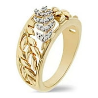 Lroplie prstenovi za žene djevojke cirkon dijamantski nakit oprema za odmor, popularni zlatni prstenovi