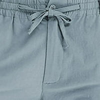 Poslovne radne pantalone za muškarce rastezanje ravnih modnih komunalnih hlača, elastične vučne struke