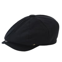 Yubnlvae šešir u boji modni unise slikar jesen zima vintage šešir beret čvrste bejzbol kape crne boje