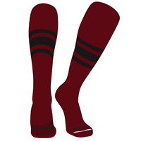 Elite bejzbol koljena Visoke čarape kardinal, crna