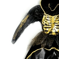 Djevojka skeletna princeza kosturna haljina za scenske nastupe, kostime, Noć vještica, m
