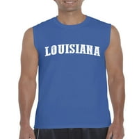 Arti - Muška grafička majica bez rukava - Louisiana