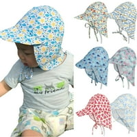Ljeto novorođeno unise Dječje djece za sunčanje pamuk kašika šešir UV zaštita 6m-5y