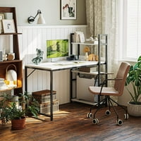 Računalni sto sa police za skladištenje, kućni uredski sto, radna stola za pisanje, modernog jednostavnog