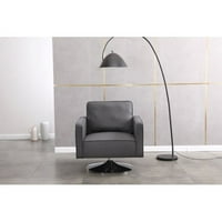 Akcentna stolica, okretna velvet akcentna stolica, udobne fotelje TV stolice s metalnom bazom, modernim