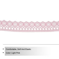 TRIM TRIM, Yards Vintage čipke vrpce za dekoracije zanata za obrtni paket Svjetlosne ružičaste boje