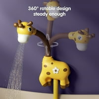 Moobody Baby Bath igračke s tuš glavom Slatka žirafa za prskanje vode za prskanje ljetnje kupatilo za
