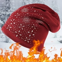 Beanie Hat Head Headwear Weons Flannel Hat Winter kape za žene Muškarci Mekani utočani toplinski izolirani