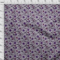 Onoone pamuk poplin ljubičasta tkanina cvjetna retro haljina materijala materijala od tkanina od dvorišta