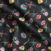 SOIMOI cvjetni tisak, baršunasta tkanina, dekor šivaće tkanine uz dvorište široko, ukrasna tkanina za
