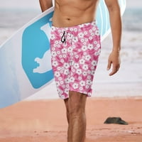 Havajski muškarci cvjetne kratke hlače Plaža Labavi ploče za kupaće kostime Elastične struke Odmah hlače