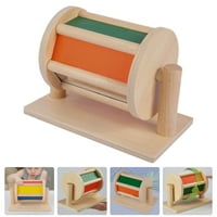 Drveni tekstilni bubanj igračka tekstilna bubanj kognitivna igračka crtani tekstilni bubanj model dječje