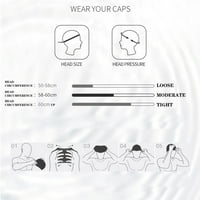 Plivanje kapice za dugačak zazor za kosu, univerzalna čista silikonska zaštita uha za zaštitu plivanja