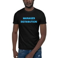 3xl Blue Manager Distribution Short rukav pamučna majica majica po nedefiniranim poklonima