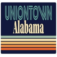 UnionTown Alabama Vinil naljepnica za naljepnicu Retro dizajn