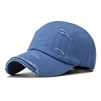 Ženski šeširi Ljetni čvrsti bejzbol kapa šešira modne šešire za žene plavo