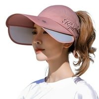 MAFYTYTPR Ljetni sunčevi šeširi za žene, sunčani šešir dama zaštita od sunca Veliki sunčani šešir za