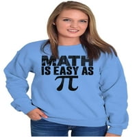 Math je jednostavan kao smiješan učitelj nerdy dukserica za muškarce ili žene Brisco brends x