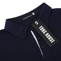 Kitsin muške suho fit golf polo majica kratkih rukava casual košulja s kratkim majicama Sport Atletic