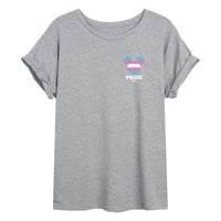 Disney Pride - Pocket - LGBTQ Pride - Juniori idealna Flowy mišićna majica