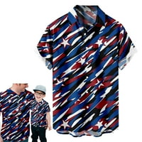 Košulje Nezavisnosti Sretna povremena majica za muškarce, modni klasični udobni pokloni za dečko majice
