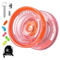 K Plus kristalno odgovoran Yoyo, dual yo-yo sa zamjenom neodgovornošću za srednje, narandžaste