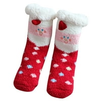 Joga čarape za djecu za djecu Dječja djevojka Božić Santa jelena čarape za čarape za posade sa hvataljkama
