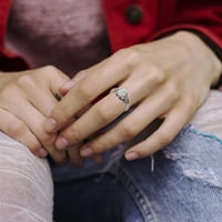 Modni jednostavni titanijum čelični prsten ženski prstenski crtani crtić slatki nakit prsten