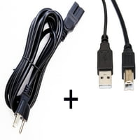 AC Cord + 2. USB kabel za Lexmark MS i serije štampači