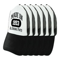 70. rođendanski pokloni izrađeni u svim originalnim dijelovima Bday Hat Set Rođenrs Trucker HATS crni