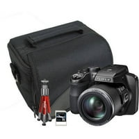 Fujifilm 16452839-4-kit Finepi S9900W 16MP mostova kamera, torbi za nošenje, mini stativ i 8GB SDHC