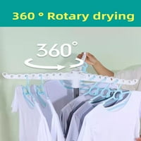 Stalak za sušenje odeće za sušenje, visoko preklopno stalak za sušenje rublja sa rotabilnim rukama za