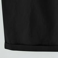 Gacuw Patriotske kratke hlače USA Tematski odjeća modna kratka kratka uska struka sa džepovima Elastičnost