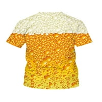 Luxplum Muškarci Oktoberfest majica kratki rukav Tee Crew Crw Ljetni vrhovi labavi fit pulover praznična