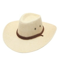 Puna ležerna Ležerna Ležerna Ležetra Zapadni modni kaubojski šešir Širok prijemnik Travel Sun Cap