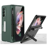 Galaxy Z Fold 5G Case sa S Pen Holder Magnet Chickstand, Slim šarke Pokrivanje zaštitne ljuske na tvrdom