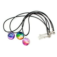 DIY nakit ogrlicu Pribor Star Glass Crystal Gemstone Privjesne ogrlice za žene Djevojčica Ljubitelji