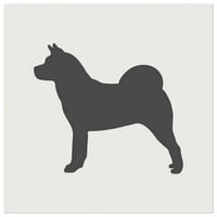 Američki akita pas čvrsti DIY cookinski zidni šablon