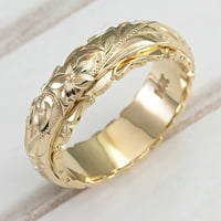 Clearance ispod $ Cotonie Elegant cvijeće srebro, vjenčani prstenovi nakit zlato i klizač